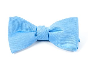 Grosgrain Solid Carolina Blue Bow Tie