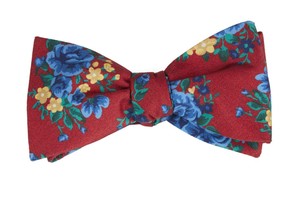 Hinterland Floral Apple Red Bow Tie