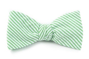 Seersucker Key Lime Bow Tie