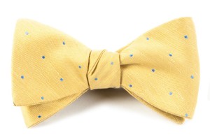 Bulletin Dot Yellow Bow Tie