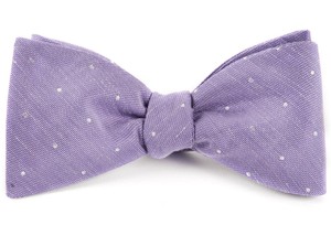Bulletin Dot Lavender Bow Tie