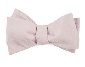 Bulletin Dot Blush Pink Bow Tie
