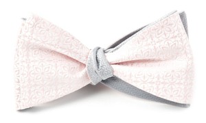 Opulent Static Blush Pink Bow Tie