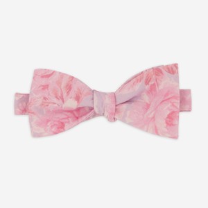 Mumu Weddings - Blushing Floral Lavender Bow Tie