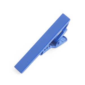Matte Color Cobalt Blue Tie Bar