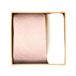Linen Row Tie Box Blush Pink Gift Set