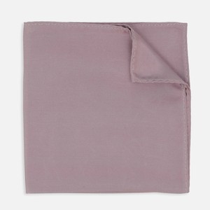 Mumu Weddings - Desert Solid Dusty Purple Pocket Square