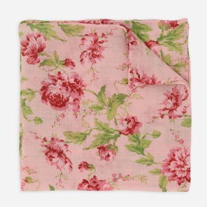 Mumu Weddings - Garden Romantic Blush Pink Pocket Square