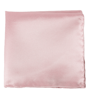 Solid Twill Blush Pink Pocket Square