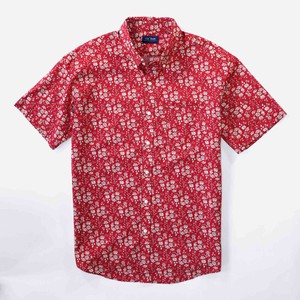 Liberty Capel Floral Red Short Sleeve Shirt