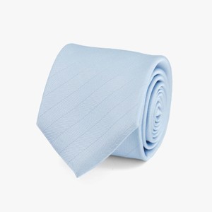 Herringbone Vow Icy Blue Tie