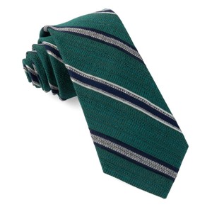 Hutton Stripe Teal Tie