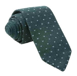 Birdseye Knit Hunter Tie