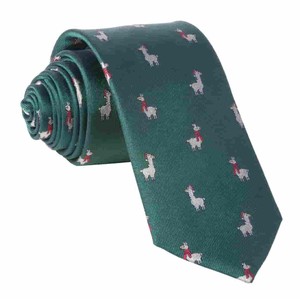 Fa-La Llama Hunter Green Tie