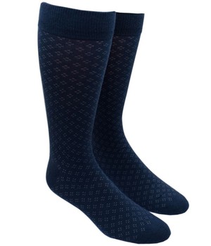Speckled Navy Dress Socks