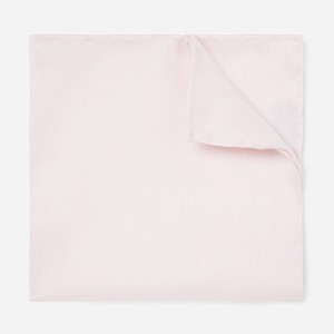 Linen Row Blush Pink Pocket Square