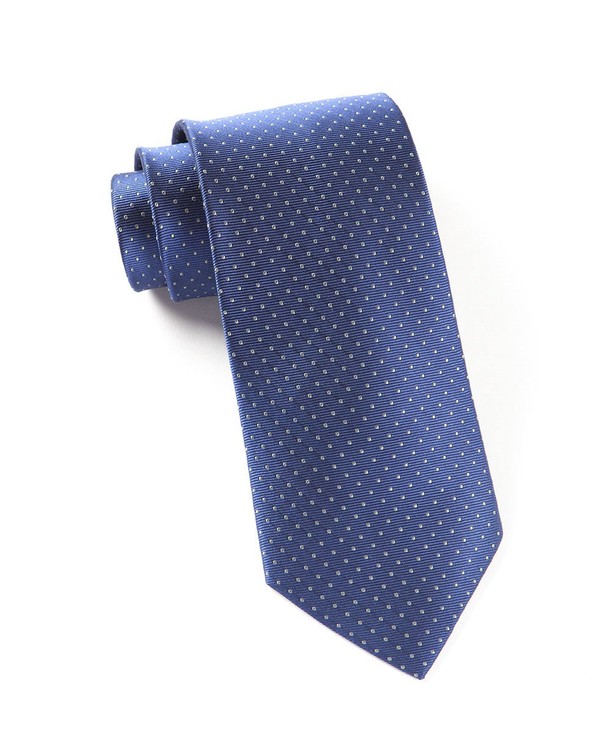 Mini Dots Blue Tie