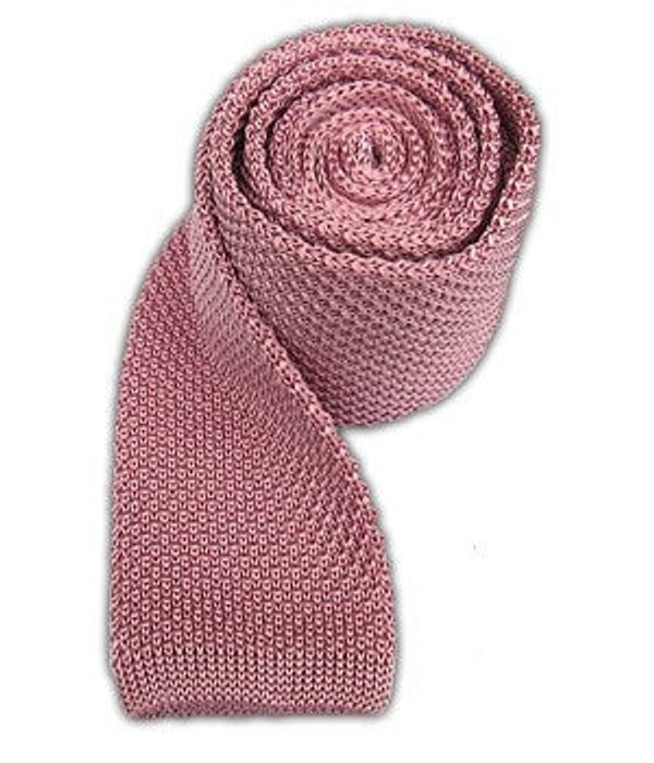 Knitted Baby Pink Tie