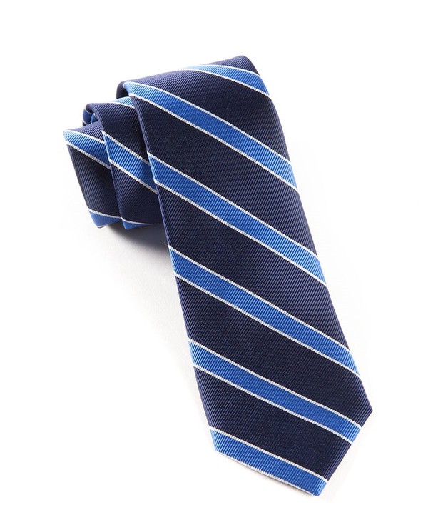 Honor Stripe True Navy Tie