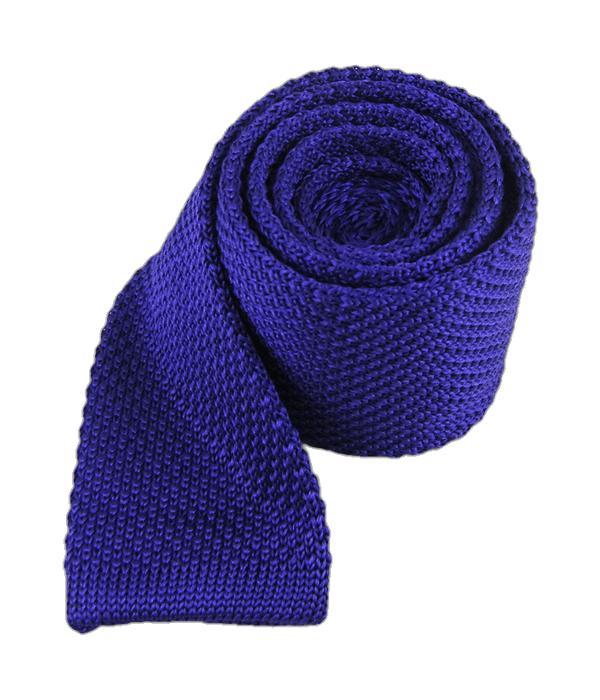 Knitted Violet Tie