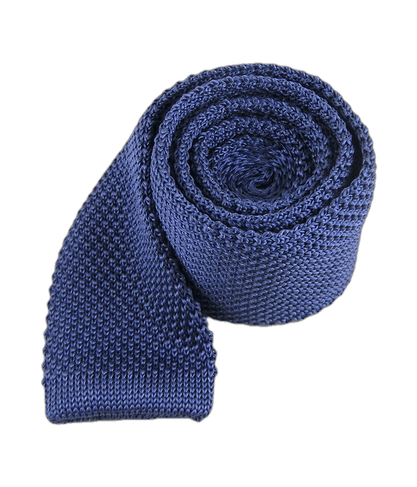 Knitted Whale Blue Tie