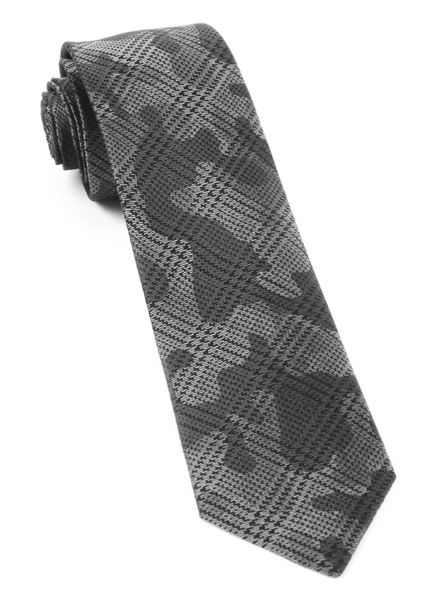 Caliber Camo Silver Tie
