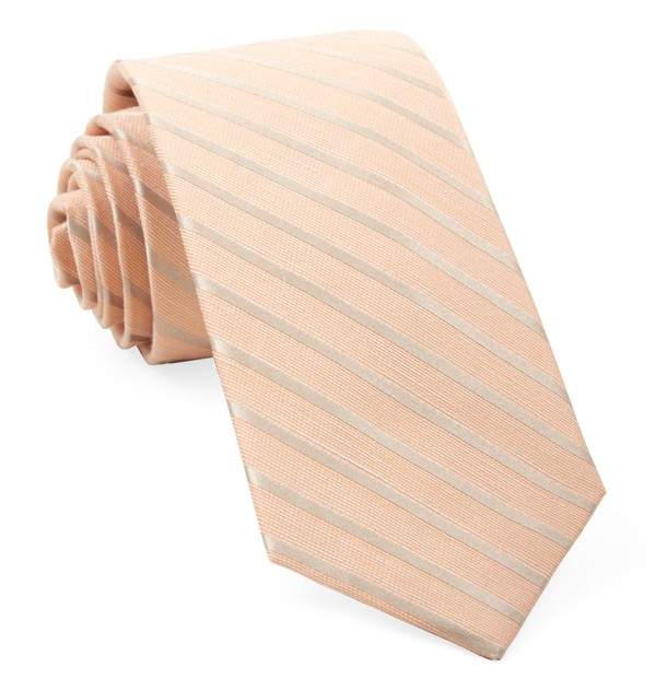 Aisle Runner Stripe Peach Tie