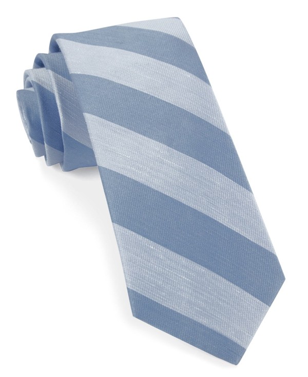 Rsvp Stripe Light Blue Tie