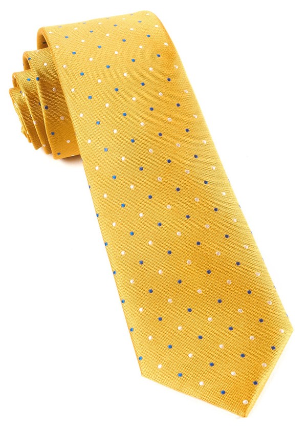 Jpl Dots Yellow Tie