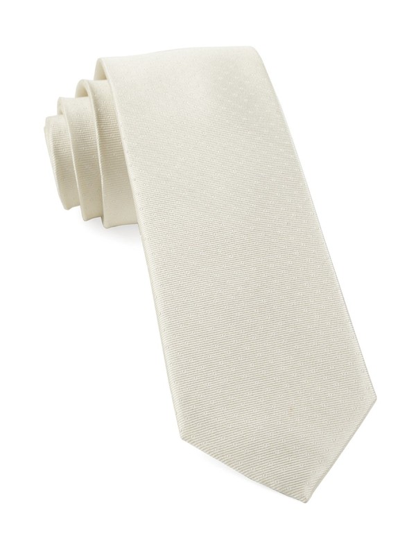 Mini Dots Ivory Tie