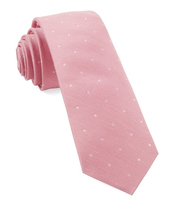 Bulletin Dot Pink Tie