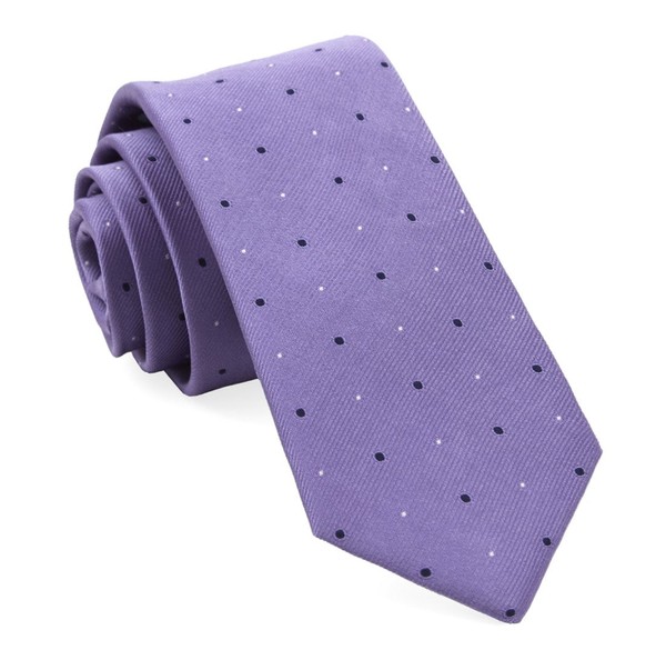 Delisa Dots Lavender Tie