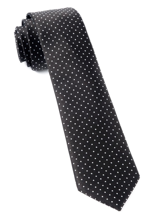 Mini Dots Black Tie