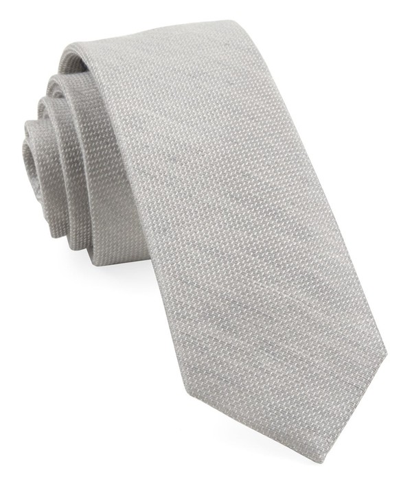 Bhldn Jet Set Solid Grey Tie