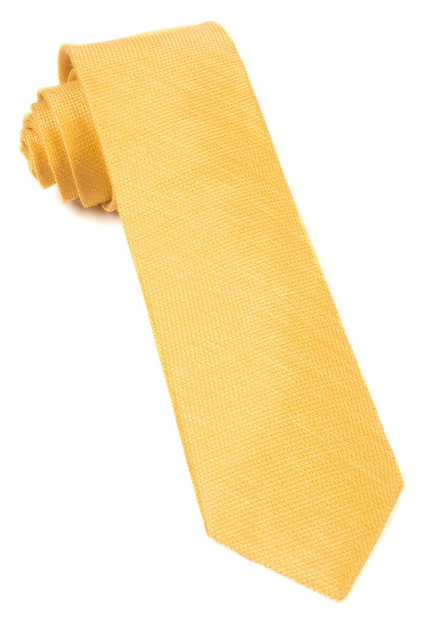 Jet Set Solid Yellow Gold Tie