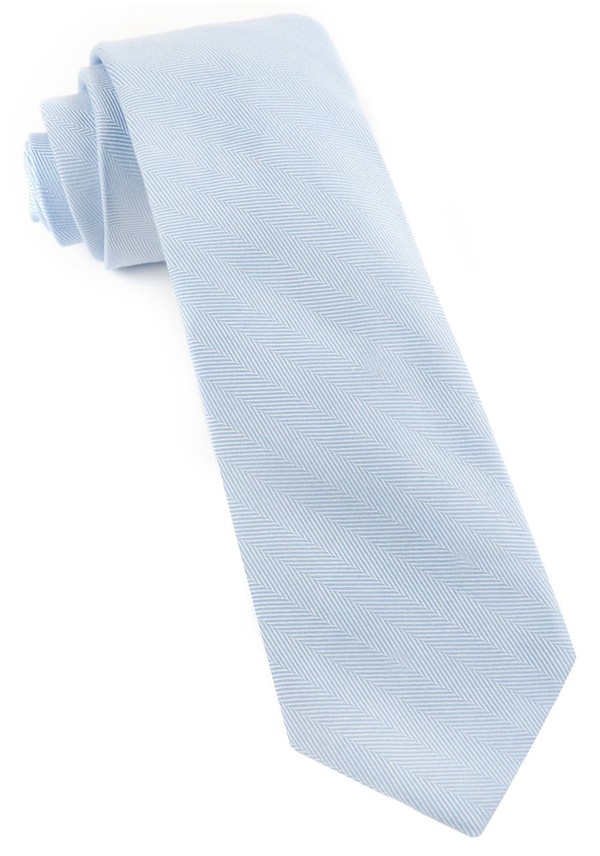 Solid Flex Light Blue Tie