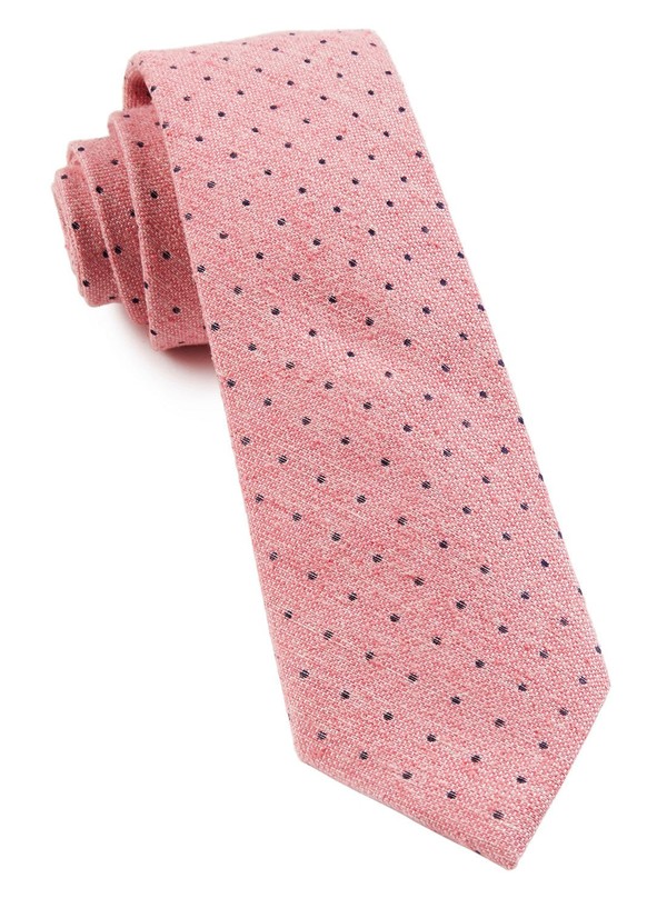 Dotted Peace Pink Tie