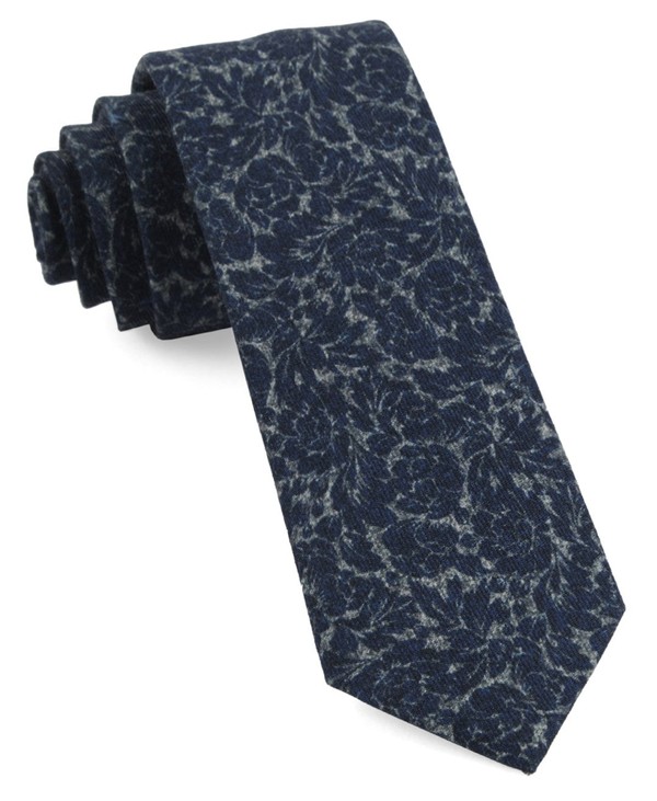 Kingsley Floral Navy Tie