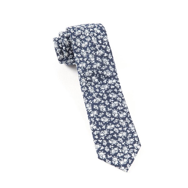Perennial Floral Navy Tie