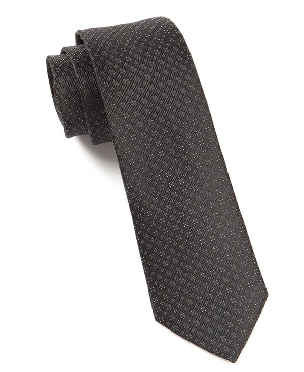 Speckled Black Tie