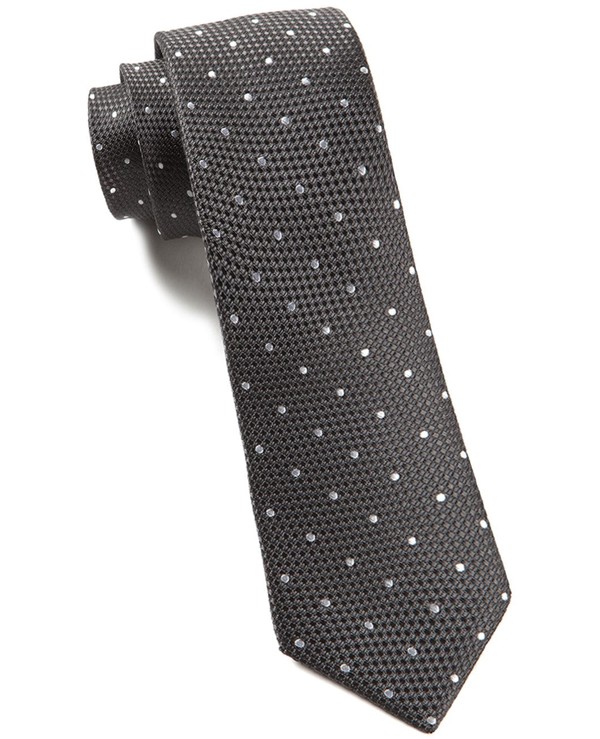 Grenafaux Dots Bullet Grey Tie