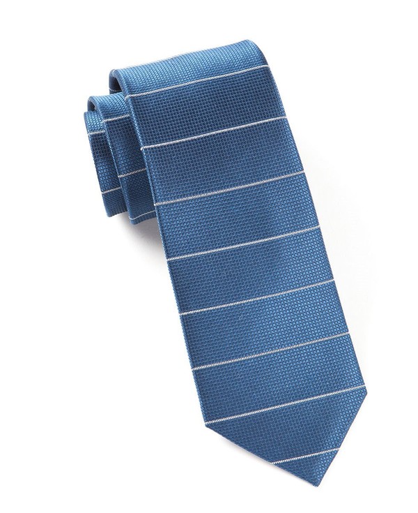 Institute Stripe Blue Tie