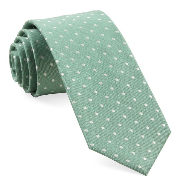 Dotted Dots Mint Tie