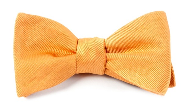 Grosgrain Solid Cantaloupe Bow Tie