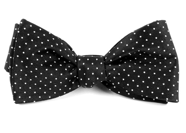 Mini Dots Black Bow Tie
