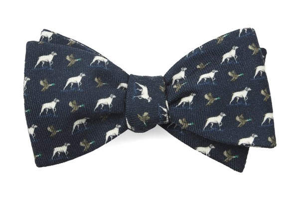 Boldrewood Chase Navy Bow Tie