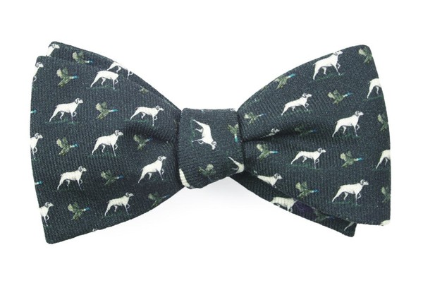 Boldrewood Chase Army Green Bow Tie