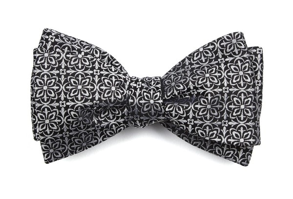 Opulent Black Bow Tie