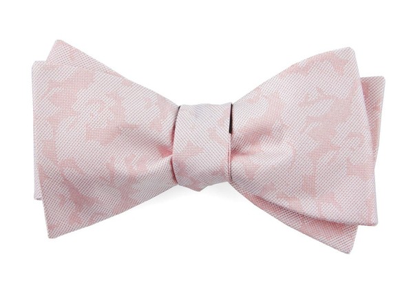 Refinado Floral Blush Pink Bow Tie