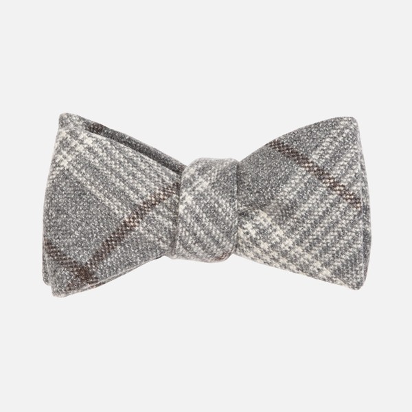 Barberis Wool Freddo Grey Bow Tie